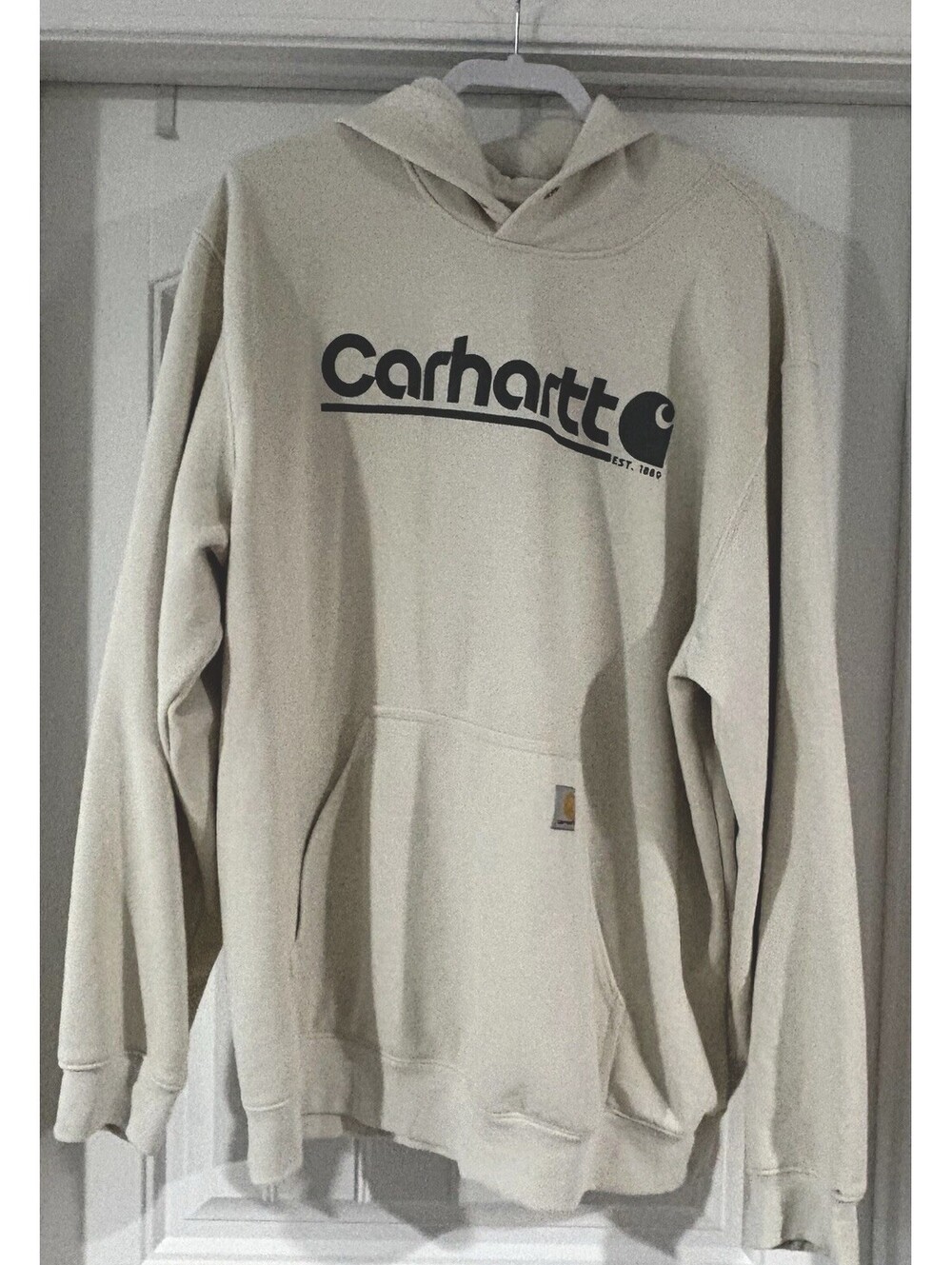 Carhartt Hoodie Rain Defender Mens 2X Loose Fit Graphic Sweatshirt Workwear